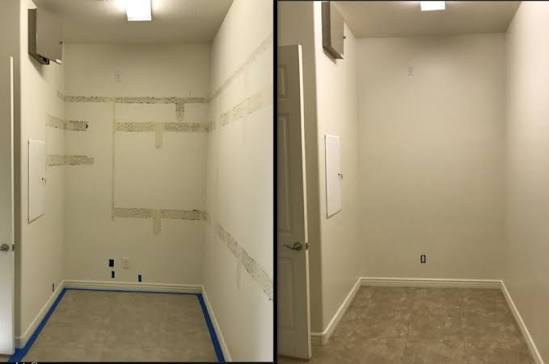 Before and aftern Laundry