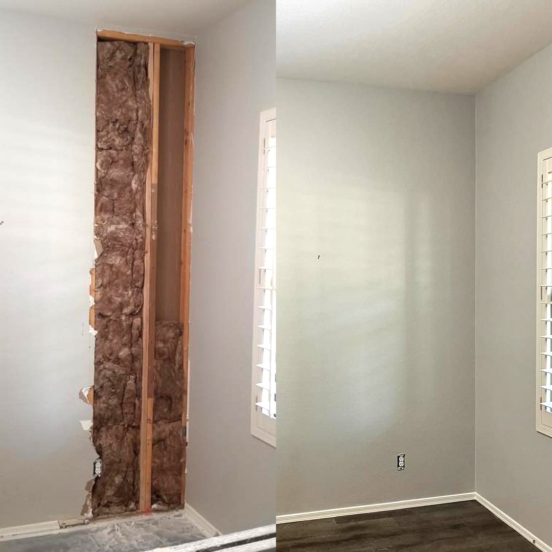 Living Room Before and After