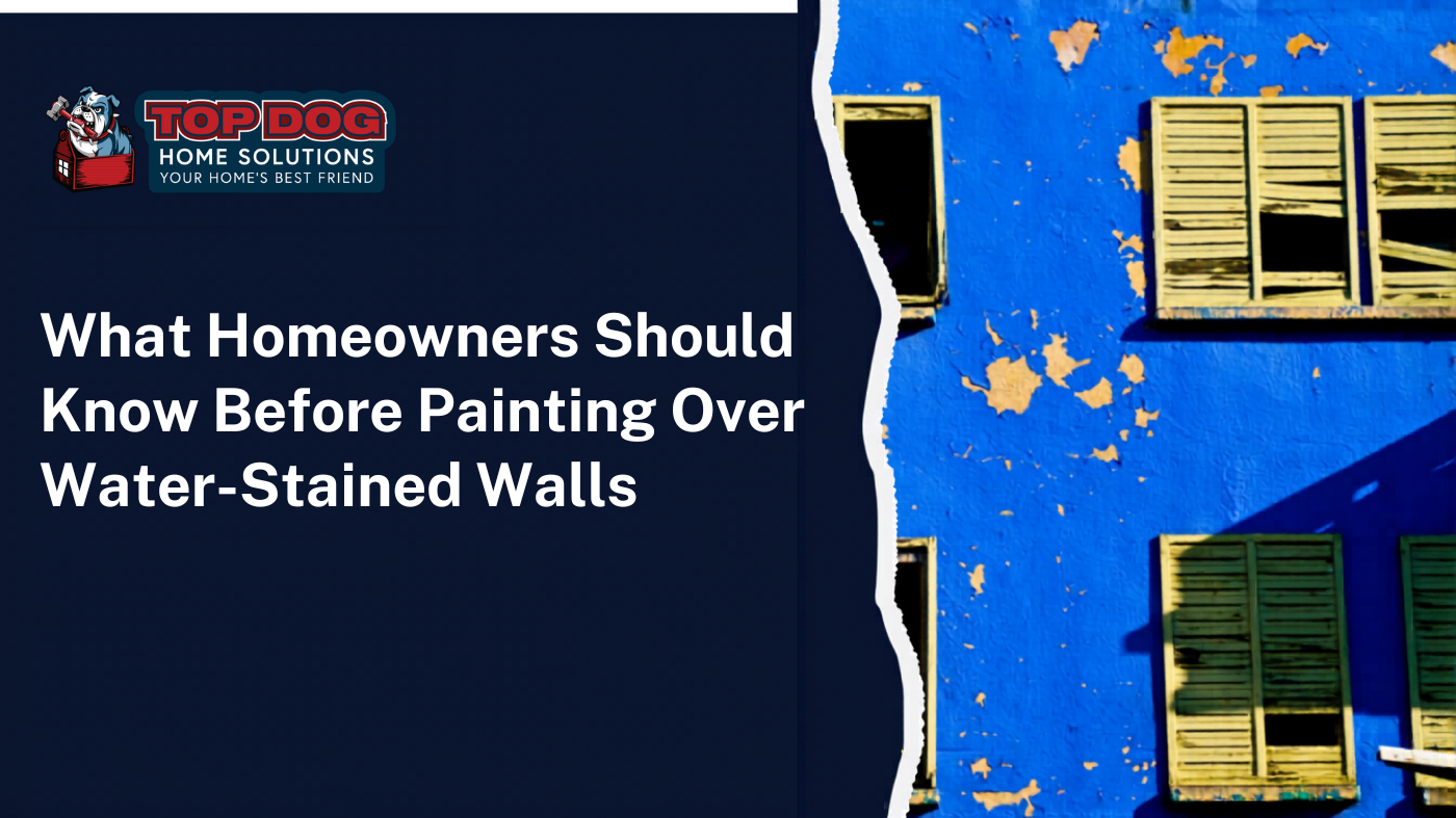 Painting Over Water-Stained Walls